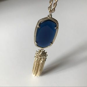 Rayne Necklace in Navy Cat’s Eye